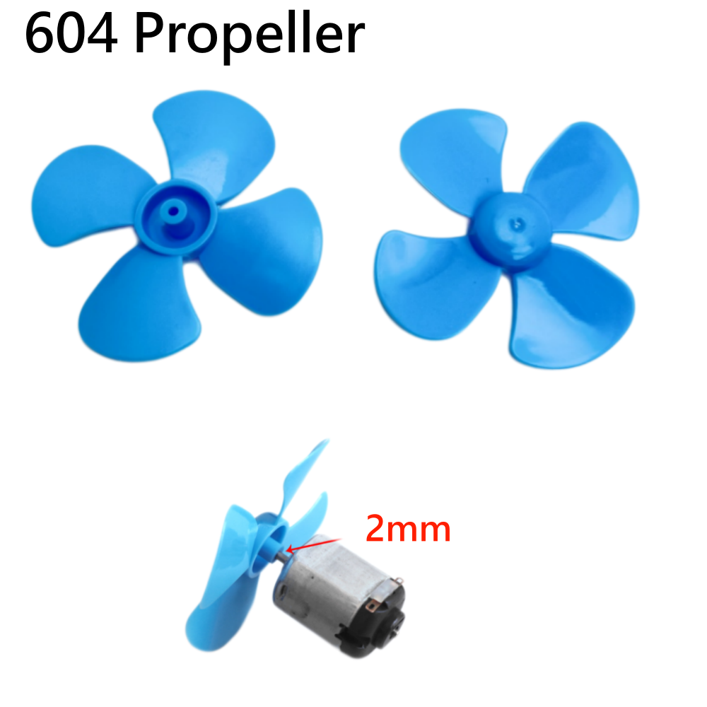 Science Robot - 10pcs 604 4‑Blade Propeller 1.95mm Hole