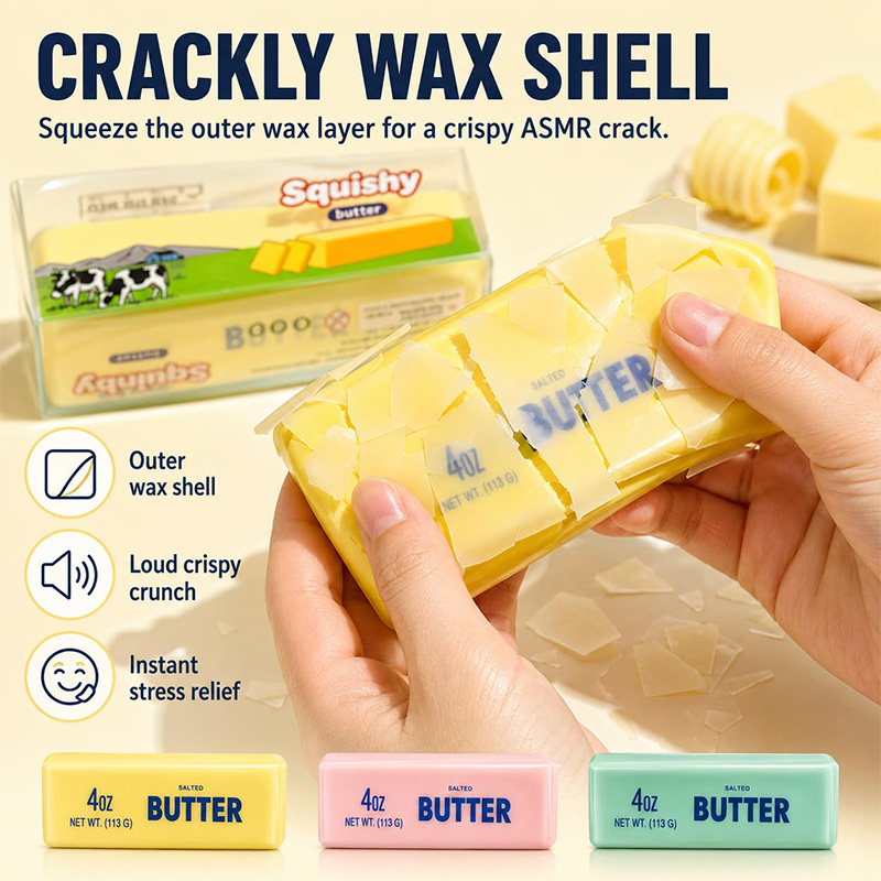 Crispy Wax Butter Squishy Pink - Crystal Growing Kit ulasan dan harga