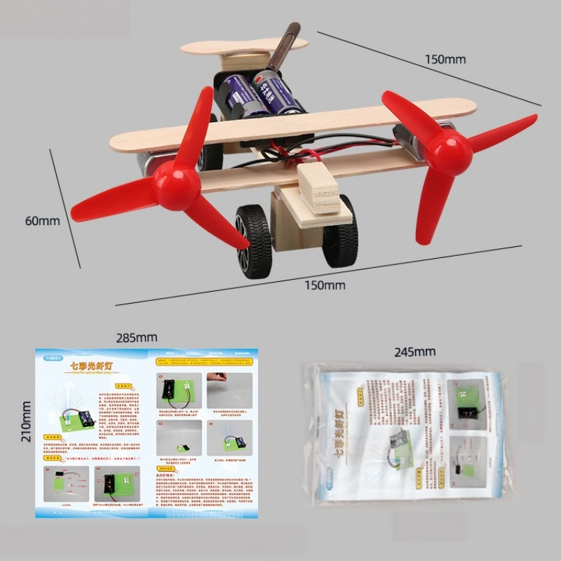 1-3Pcs Double Propeller Glider - Science Project Physics ulasan dan harga