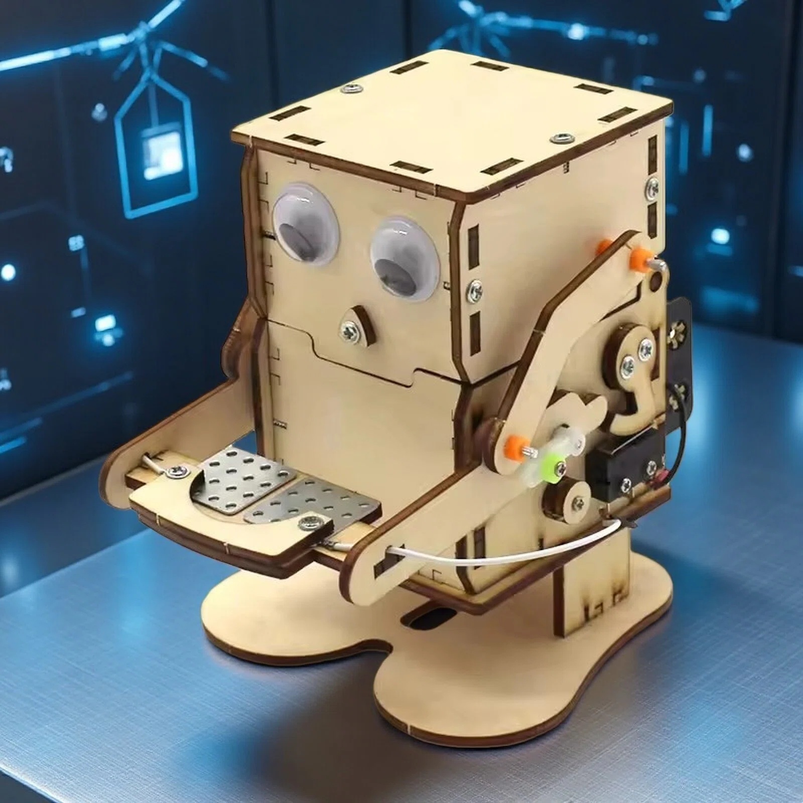 Coin Swallowing Eating Robot M - Science Diy Model ulasan dan harga