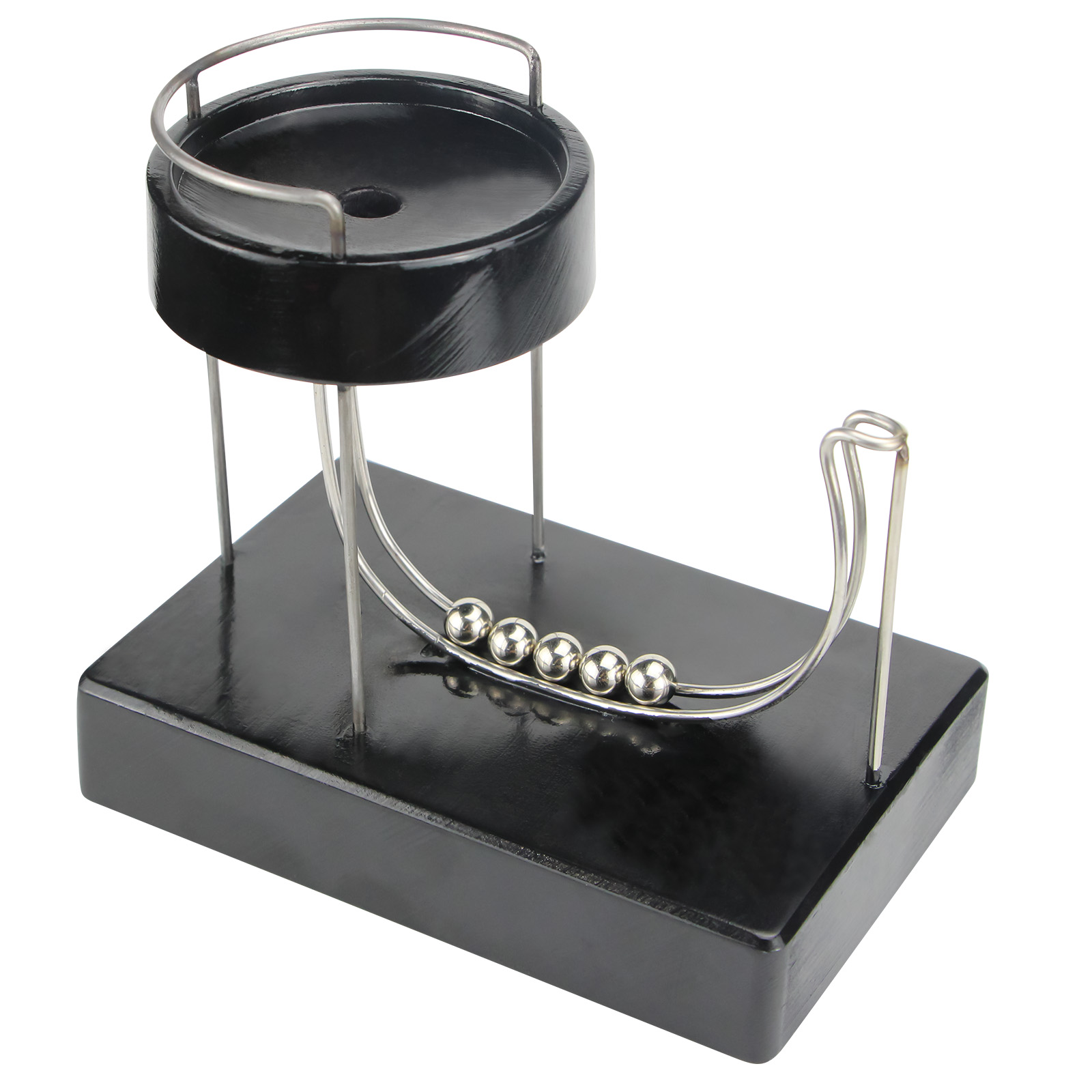 Black Charged Perpetual Plasti - Newton Cradle Large ulasan dan harga